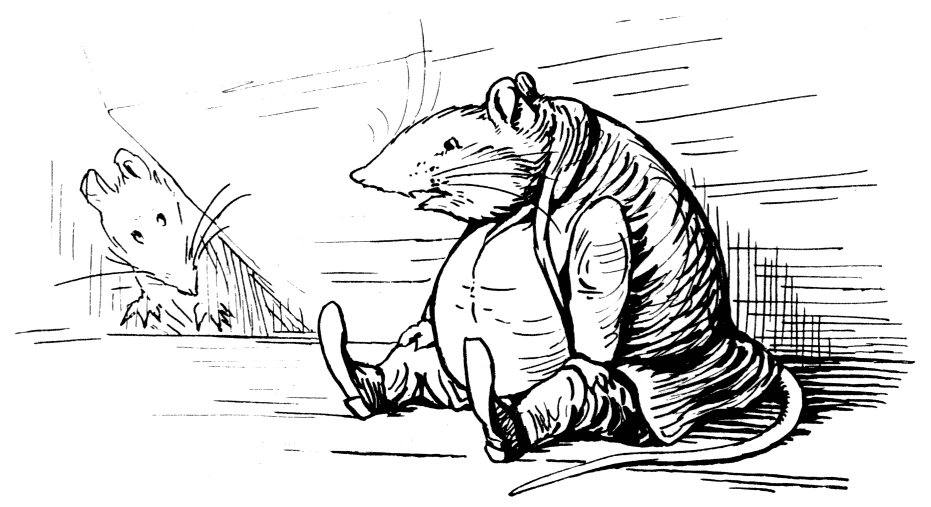 Mrs. Rat called to attend to Tom