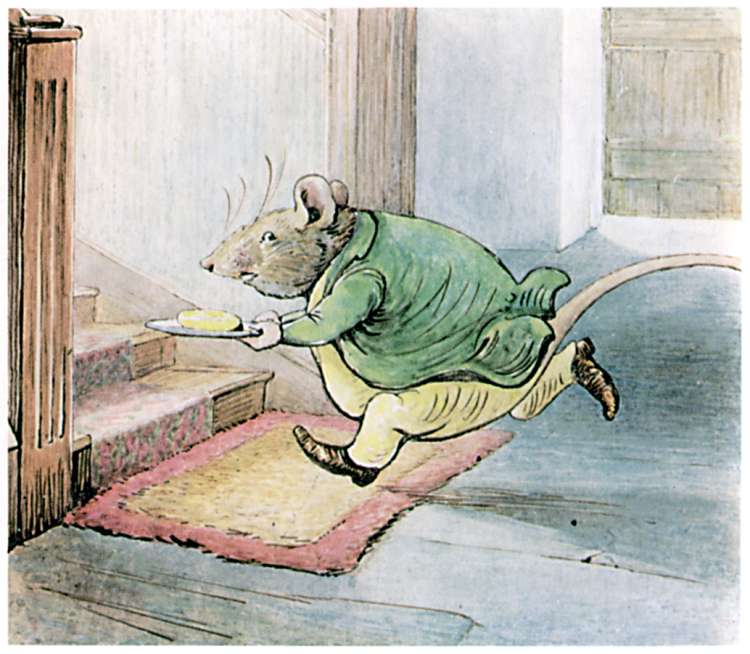 Mr. Rat makes off with the butter