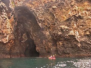 Painted cave