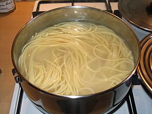 Cuisson des pates