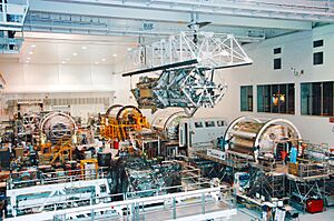 ISS s3-s4 truss hoist in the SSPF factory