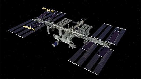 Iss after installation of all roll out solar arrays