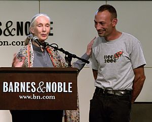 Jane Goodall and Lou Perrotti 2009 by DS