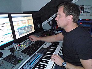 Peter Francken in his studio