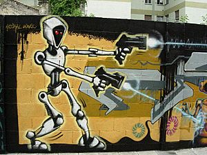 Robot pistolero