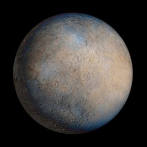 Artist's impression dwarf planet Ceres