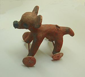 Remojadas Wheeled Figurine