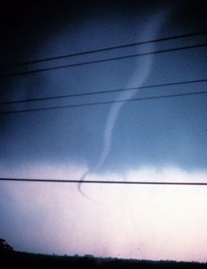 Roping tornado