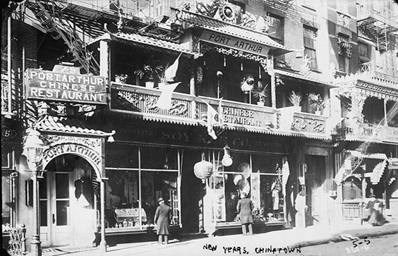 New Years, Chinatown. Port Arthur Chinese Restaurant, New York. Bain News Service. Prints and Photographs Division, Libr