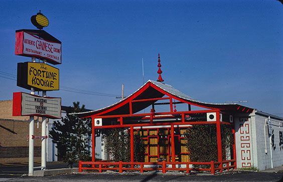 Fortune Kookie Restaurant, Cincinnati, Ohio. John Margolies, photographer, 1980. Prints and Photographs Division, Librar
