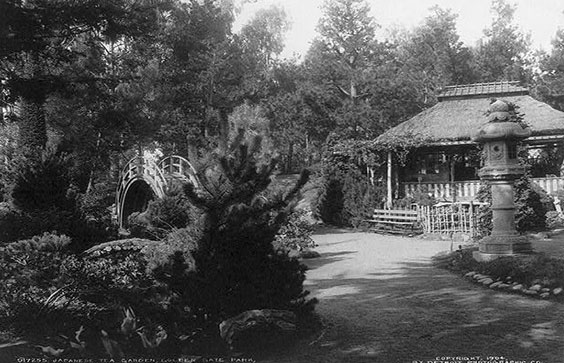 Japanese Tea Garden, Golden Gate Park, San Francisco. Detroit Photographic Co, 1904. Prints and Photographs Division, Li