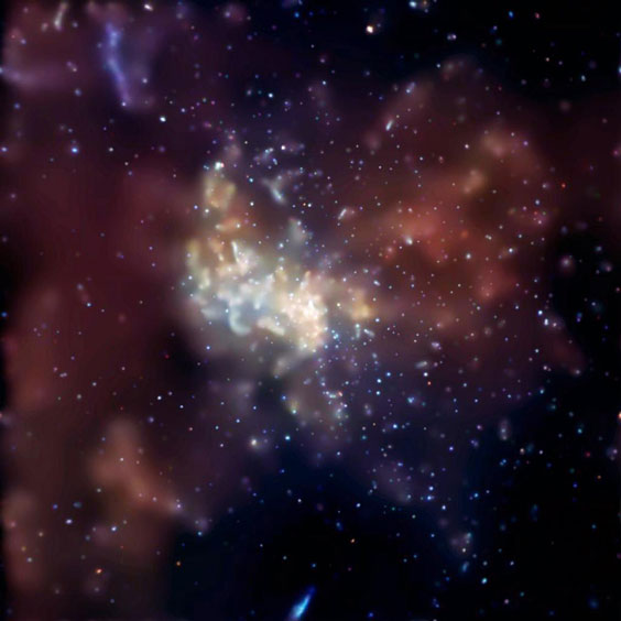 History of Chandra X-Ray Observatory. A 2 week observation through the optic eye of the Chandra X-Ray Observatory reveal