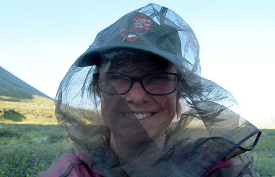 Mosquito Netting Hat, Noatak National Preserve, 2016. National Park Service photograph, NP Gallery.