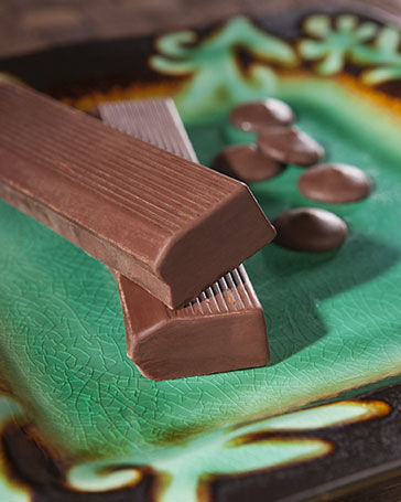 Fortunato No. 4 chocolate, a fine-flavor product made from the Pure Nacional type of cacao identified in northern Peru.