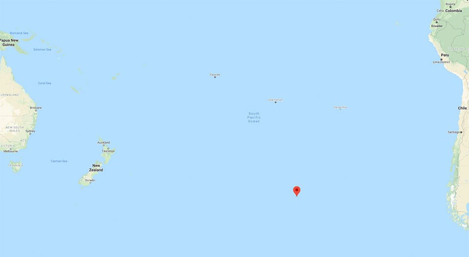the place in the ocean that is farthest from land