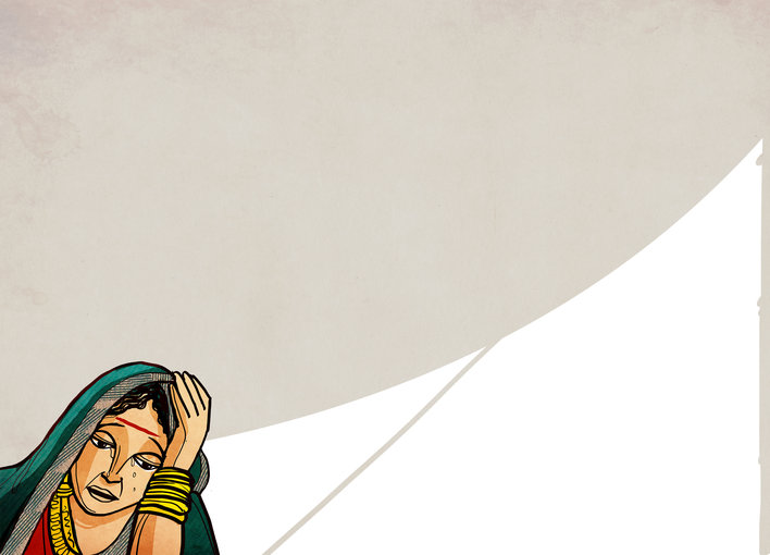 A crying Woman