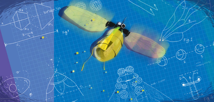 A flying RoboBee