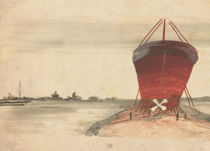 A ship