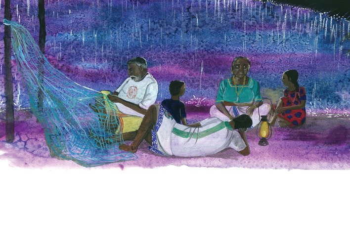 People sitting around