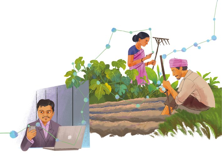 Ram Dhulipala working creating apps that helps farmers