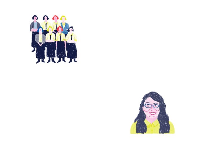 A group of women
