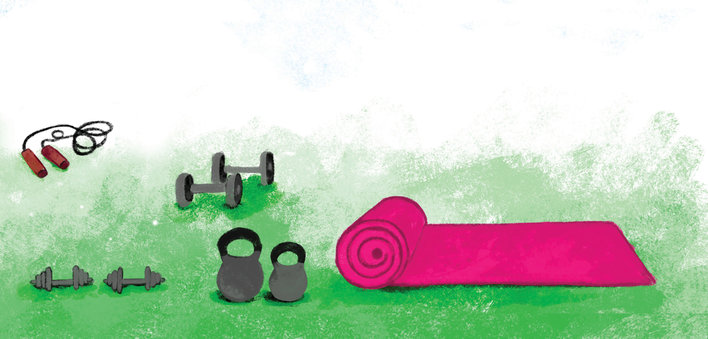 Mat and gym equipment