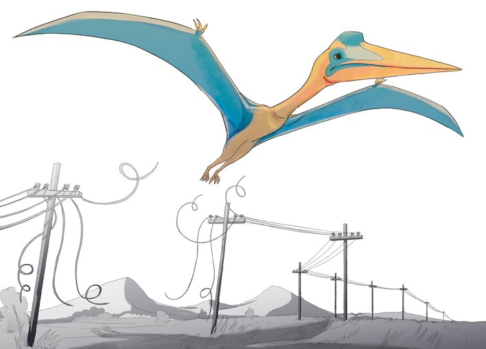 Quetzalcoatlus flying dinosaur