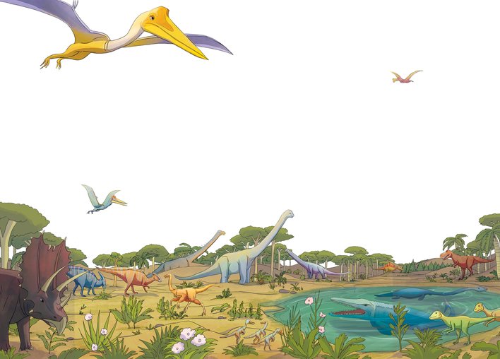 The world of dinosaurs