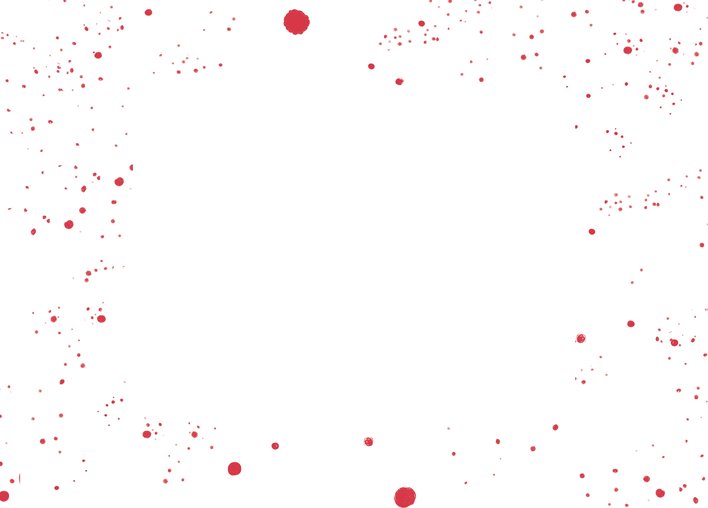 Red dots backdrop