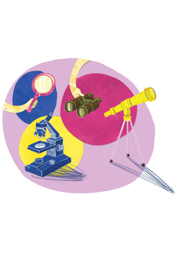 Instruments with lenses