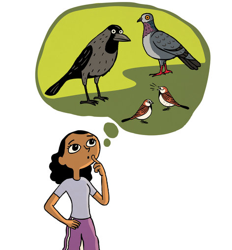 Girl wondering