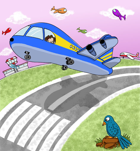 Plane taking off