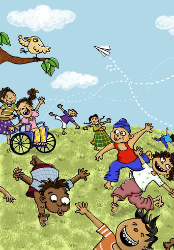 Children playing