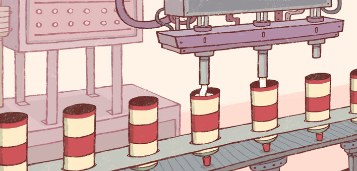 Toothpaste factory