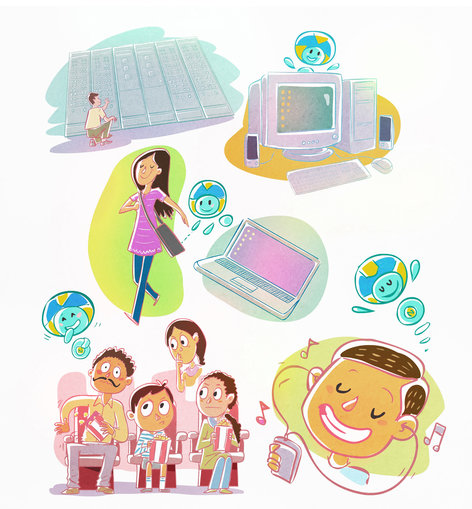 Computers, mobile phones and other gadgets