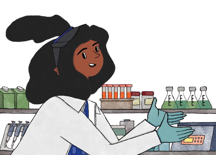 Girl in the Lab