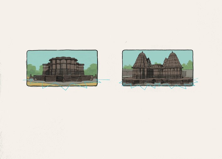 Kedareshwara temple and chennakeshava temple