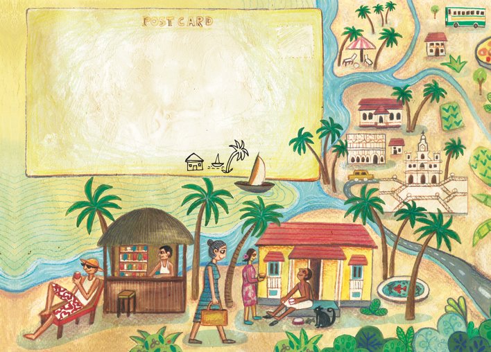 The beaches and bustling streets of Goa