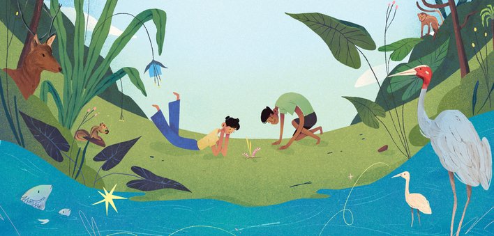 Children in nature