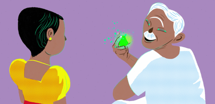 Thata with radioactive tomato