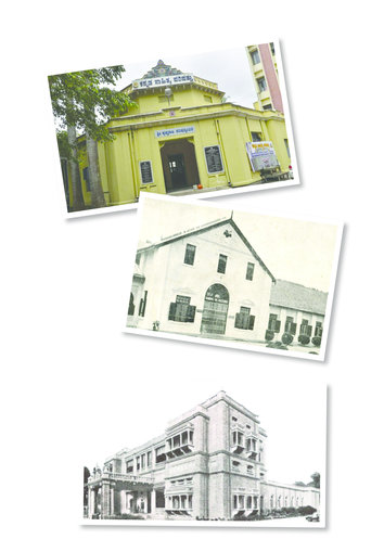 Buildings and institutions that Sir MV helped to build