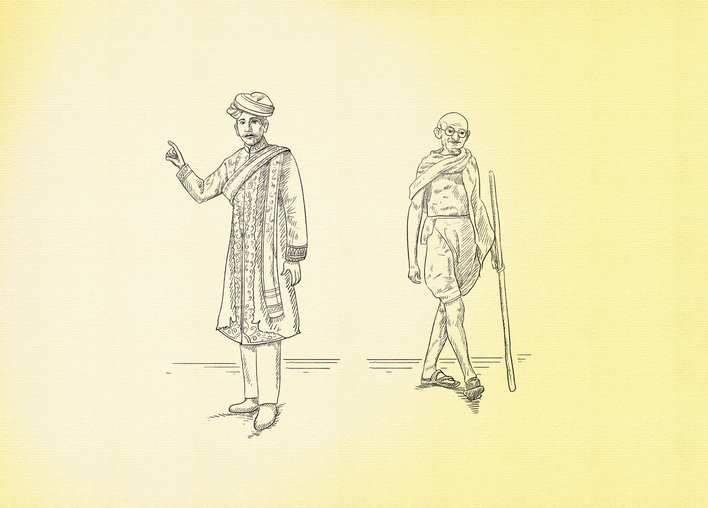 Sir M Visvesvaraya and Gandhi