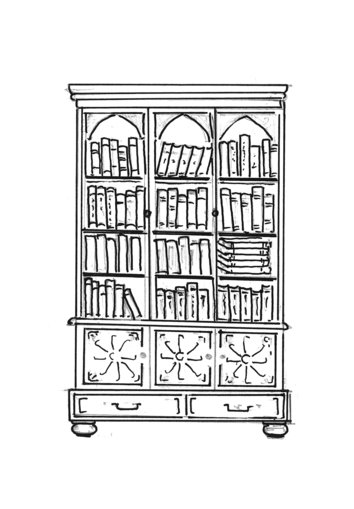 Sir MV's book case