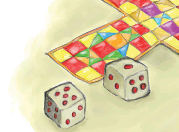Board and dice game