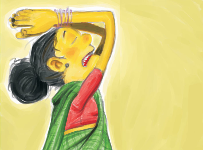 Woman praying