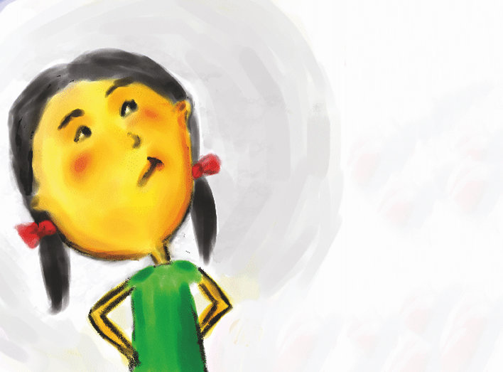 Girl thinking