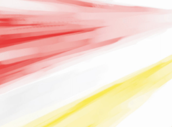 Red, white and yellow light