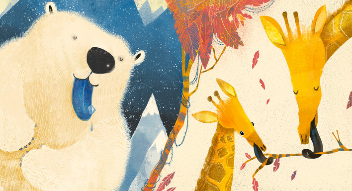 Polar Bear and Giraffe
