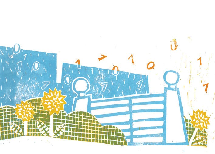 A residential area