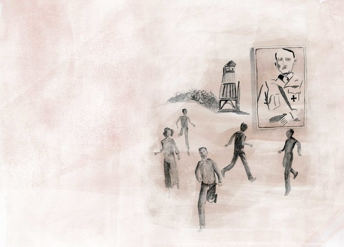 People running